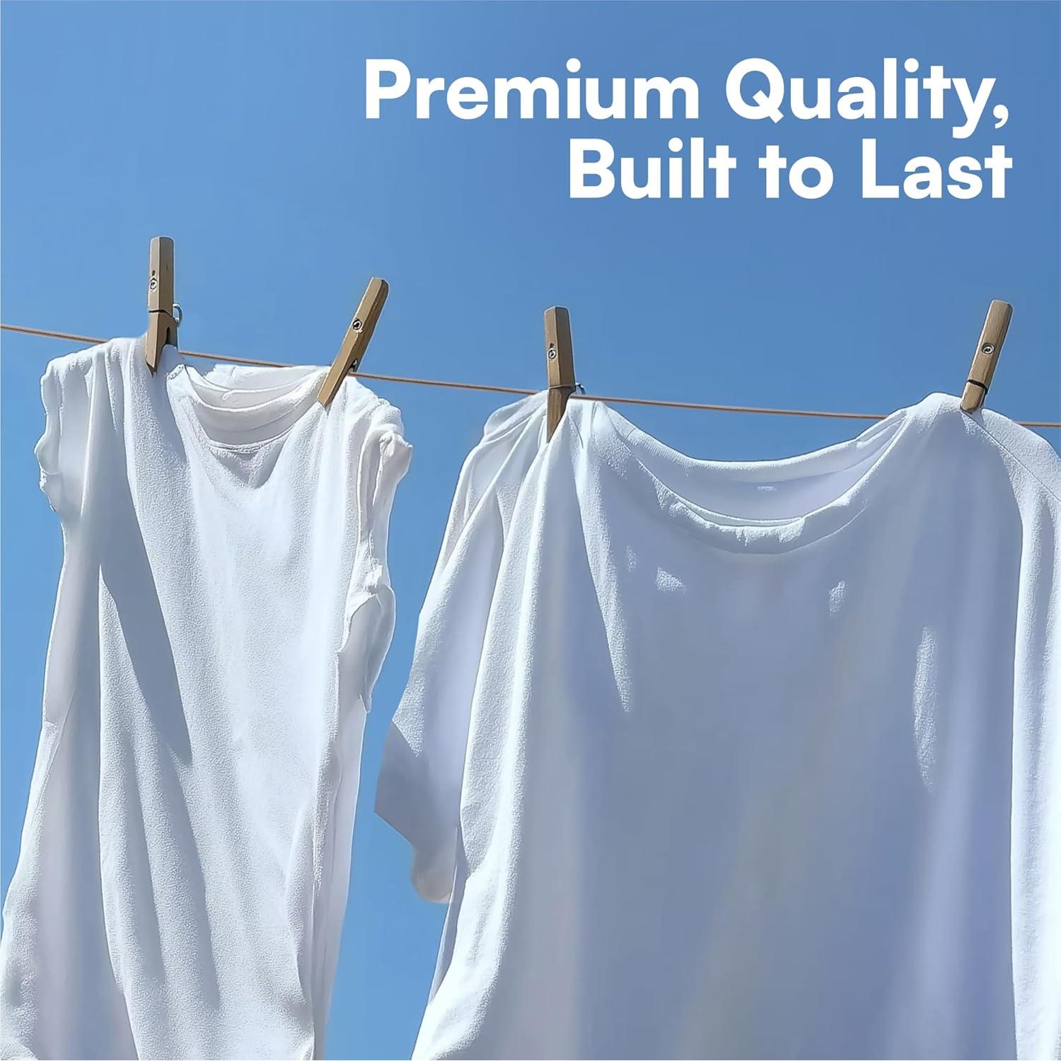 Línea de Ropa H&S de Acero 50m 4mm Resistente 200kg