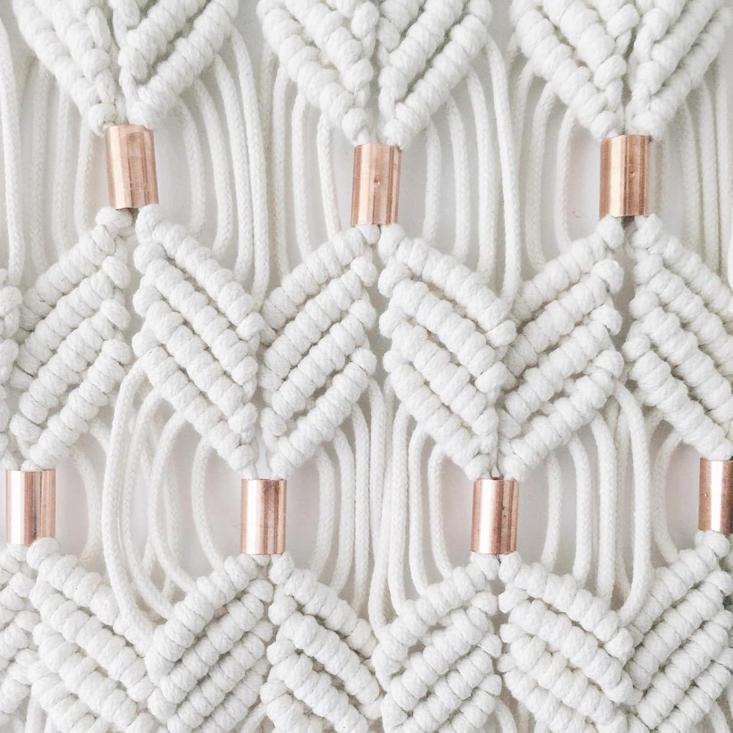 Cordón de Algodón Natural 0.64 cm x 100 m con 4 Mosquetones