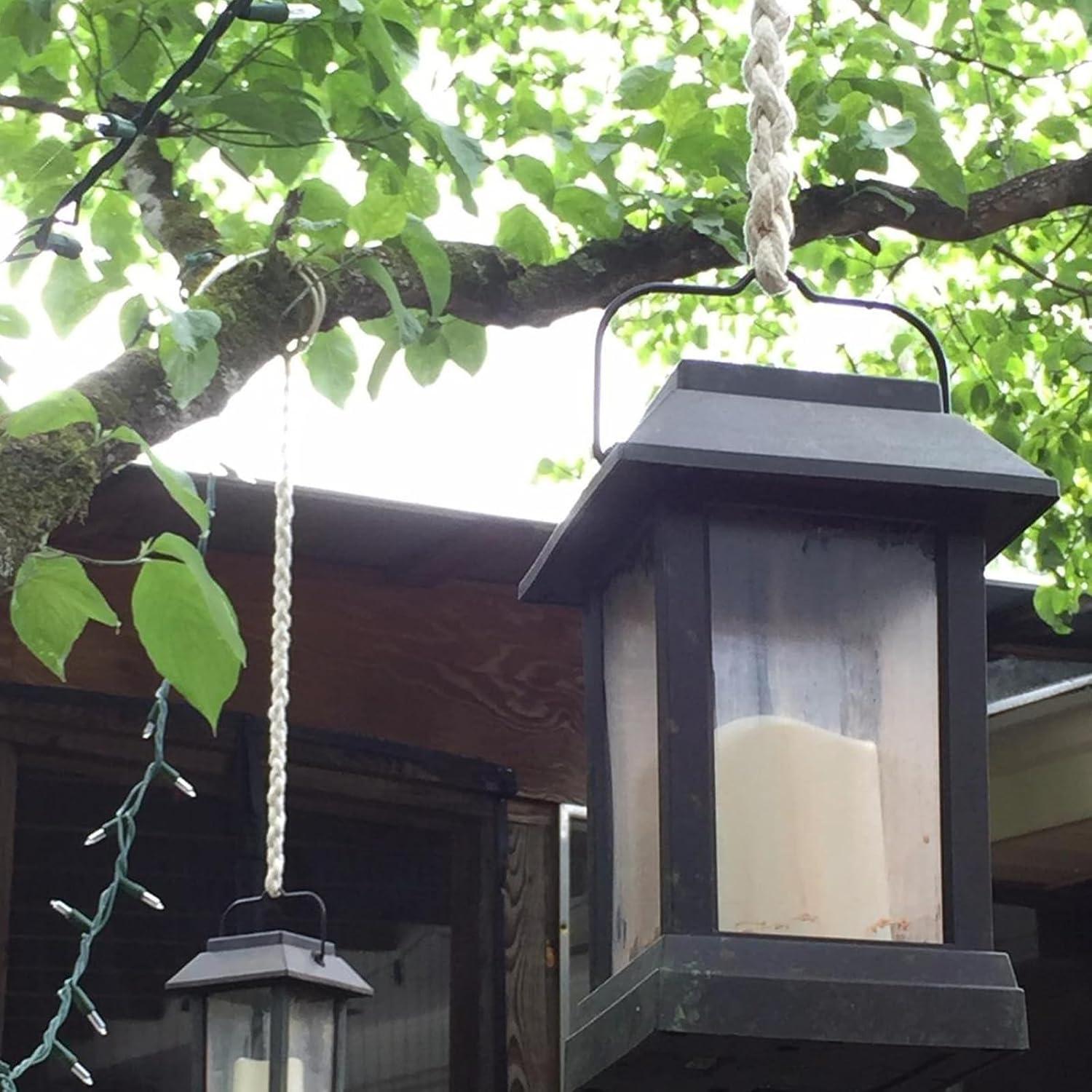 Cordón de Algodón Natural 0.64 cm x 100 m con 4 Mosquetones