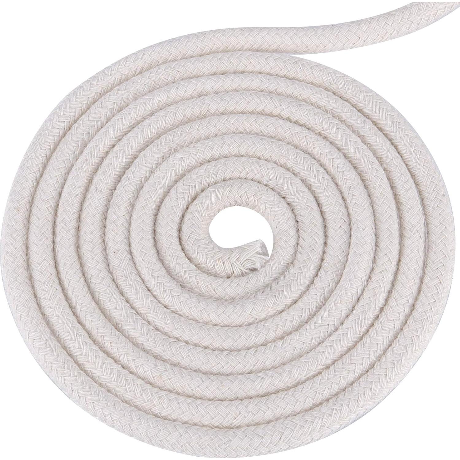 Cordón de Algodón Natural 0.64 cm x 100 m con 4 Mosquetones