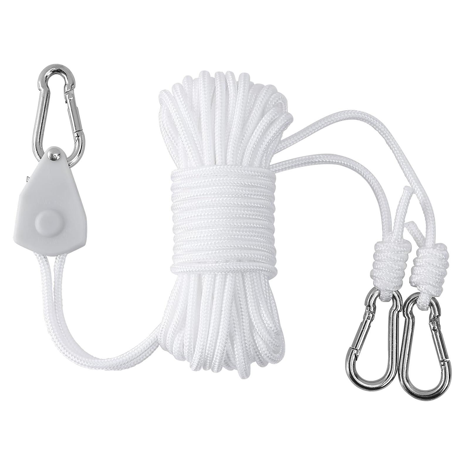 Cuerda de Ropa Retráctil YCZS 10 Metros Resistente para Camping