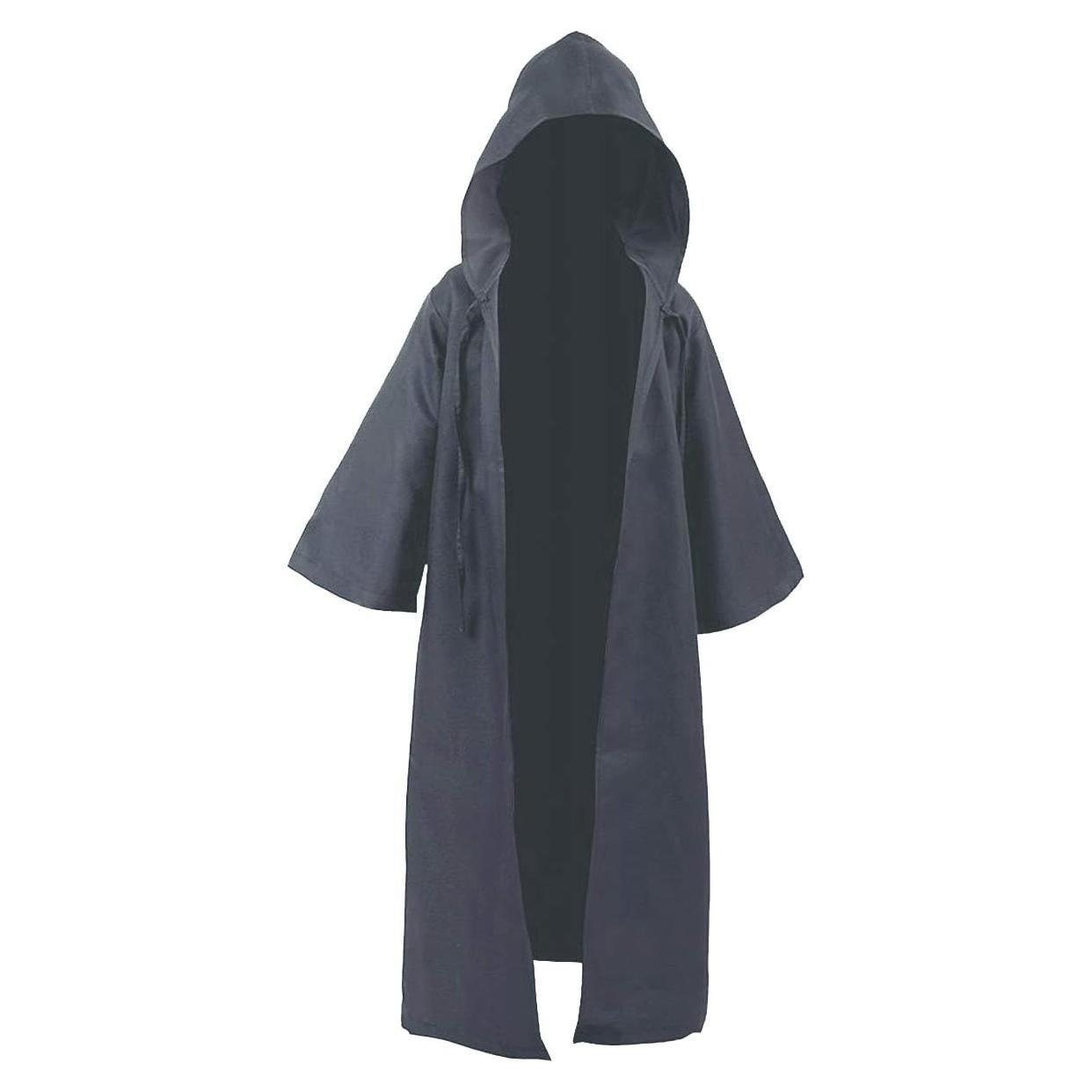 Capa con capucha GOLDSTITCH para cosplay en gris