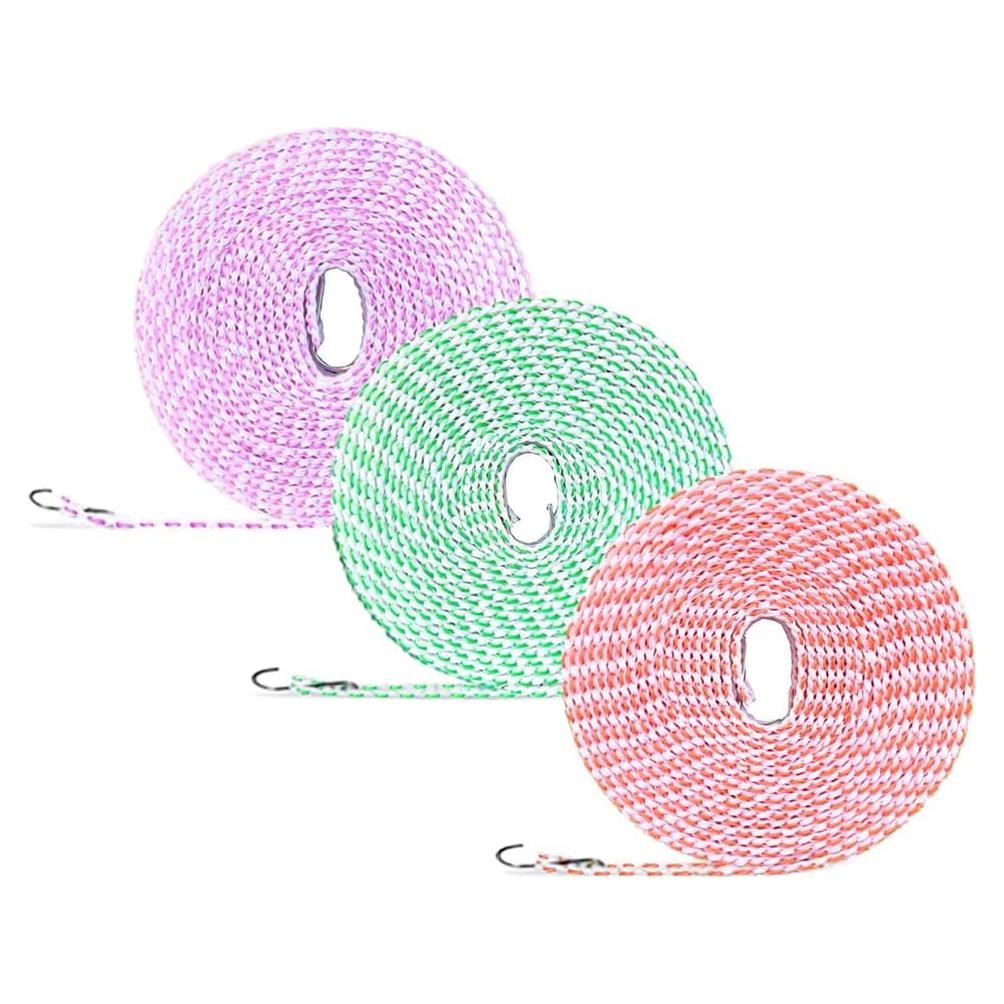 Cuerda de Tender Portátil Sarmyarc 5m Ajustable a Prueba de Viento