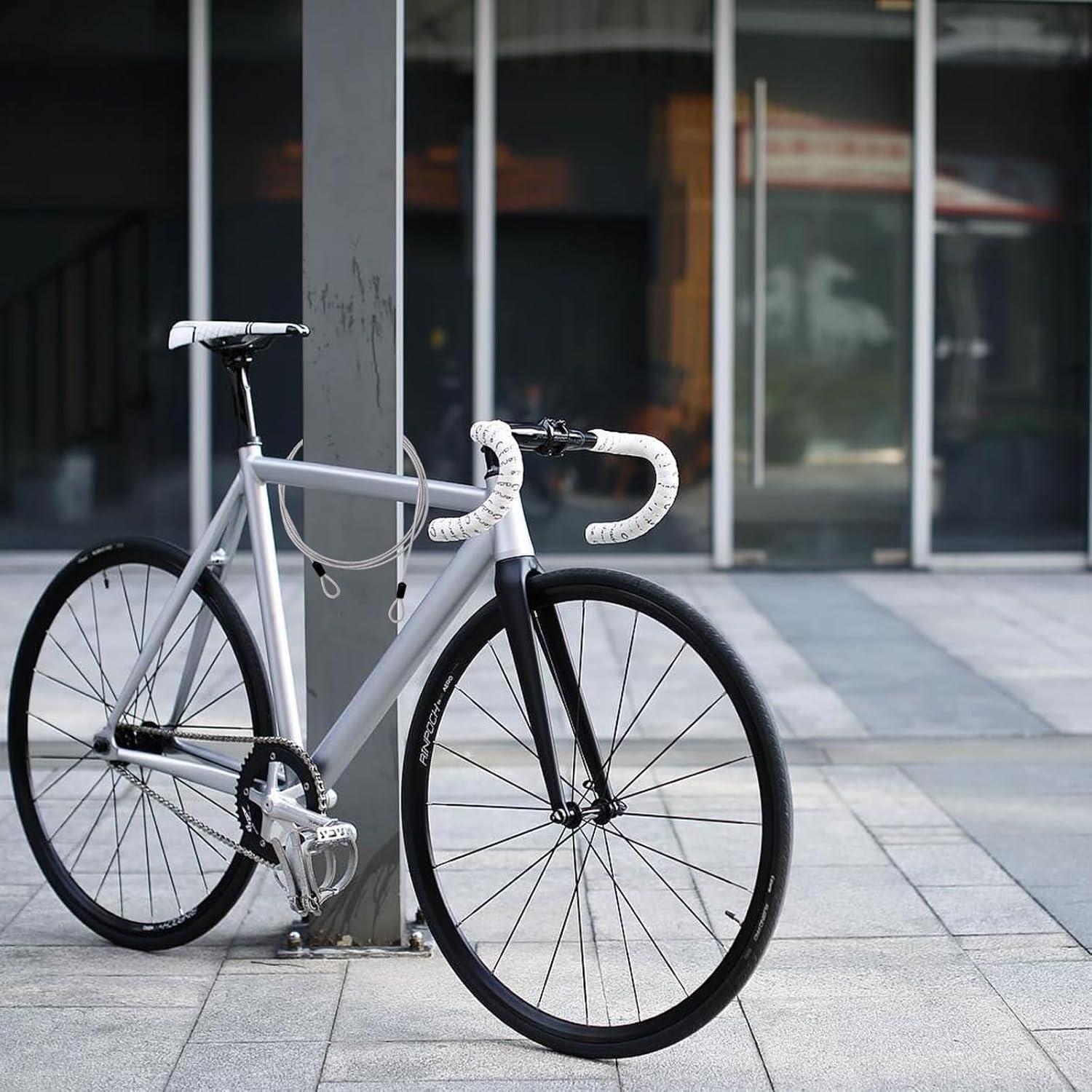 Cable de Seguridad ZHMEINA 2m x 3mm Acero Inoxidable 4Pcs