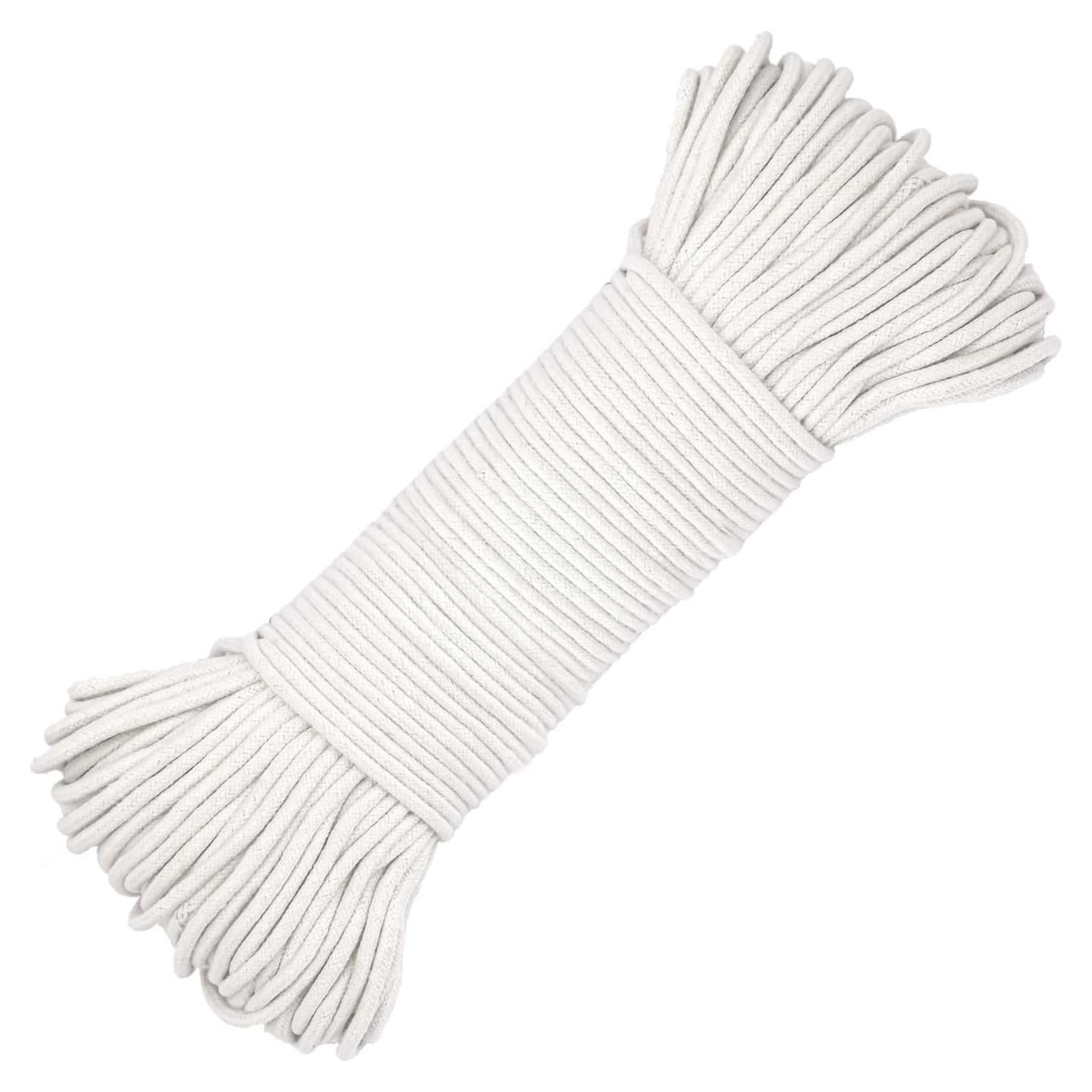 Cuerda de Ropa de Algodón IHDYPPEW 100 m 5.56 mm Uso Pesado