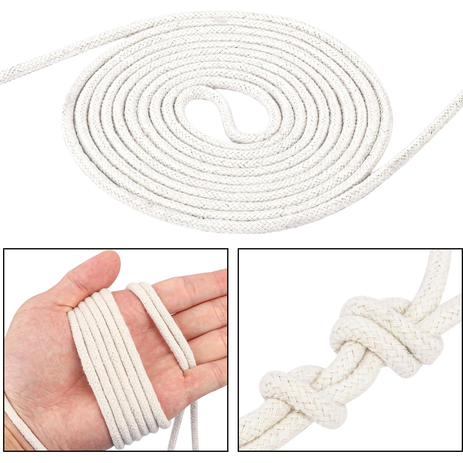 Cuerda de Ropa de Algodón IHDYPPEW 100 m 5.56 mm Uso Pesado