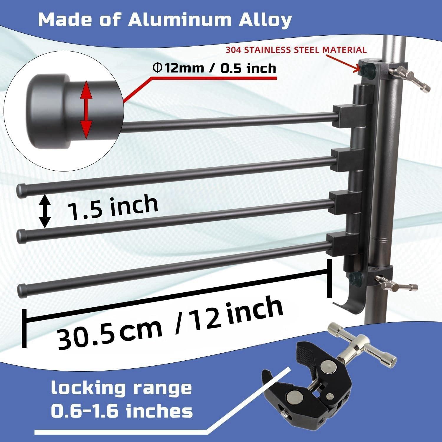 Soporte para Secar Ropa Fistihon para Escalera de RV 27.2 kg