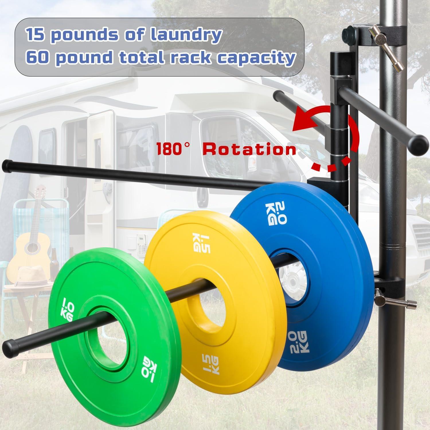 Soporte para Secar Ropa Fistihon para Escalera de RV 27.2 kg