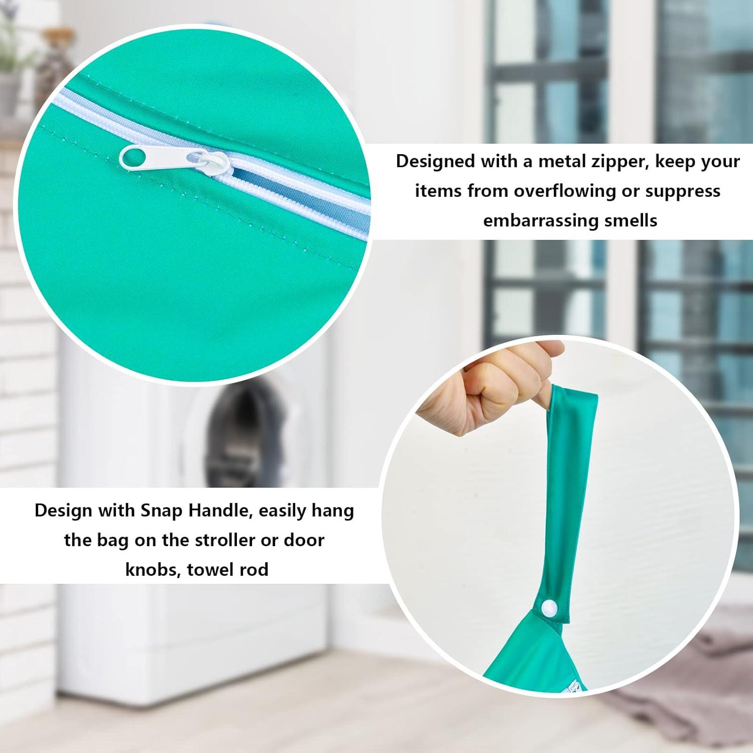 Bolsas de Lavandería de Viaje Sylfairy 2 Pcs Impermeables 37.8x47.6cm