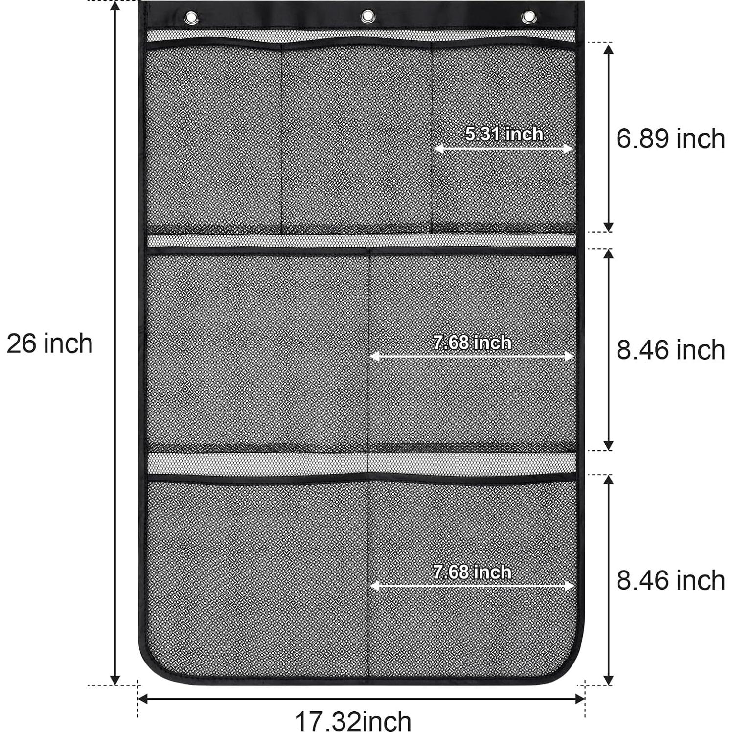 Organizador de Ducha Colgante F-color con 7 Bolsillos y Cuerda