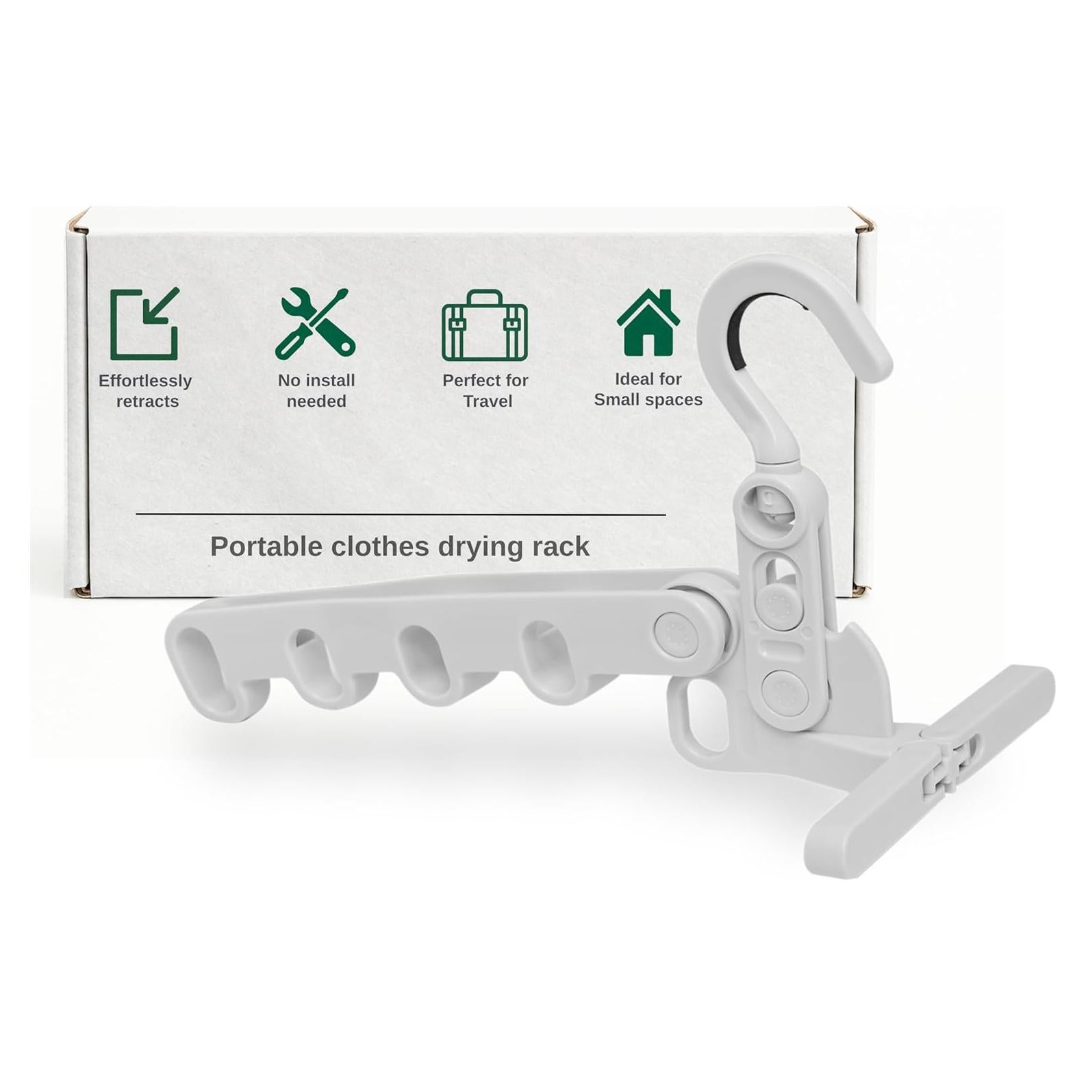 Estante Plegable para Secar Ropa GorillaLine GLINEGO - Portátil y Compacto