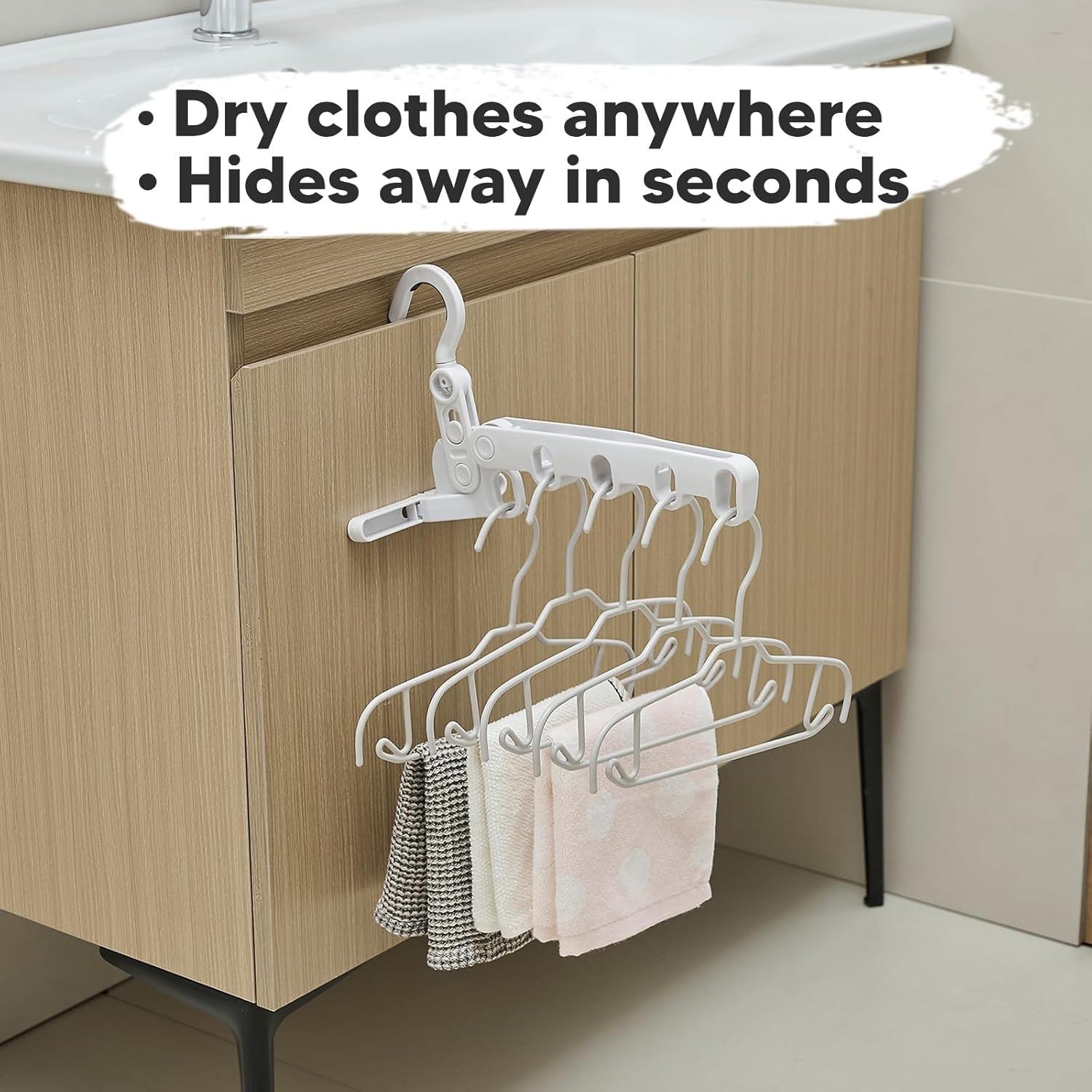 Estante Plegable para Secar Ropa GorillaLine GLINEGO - Portátil y Compacto