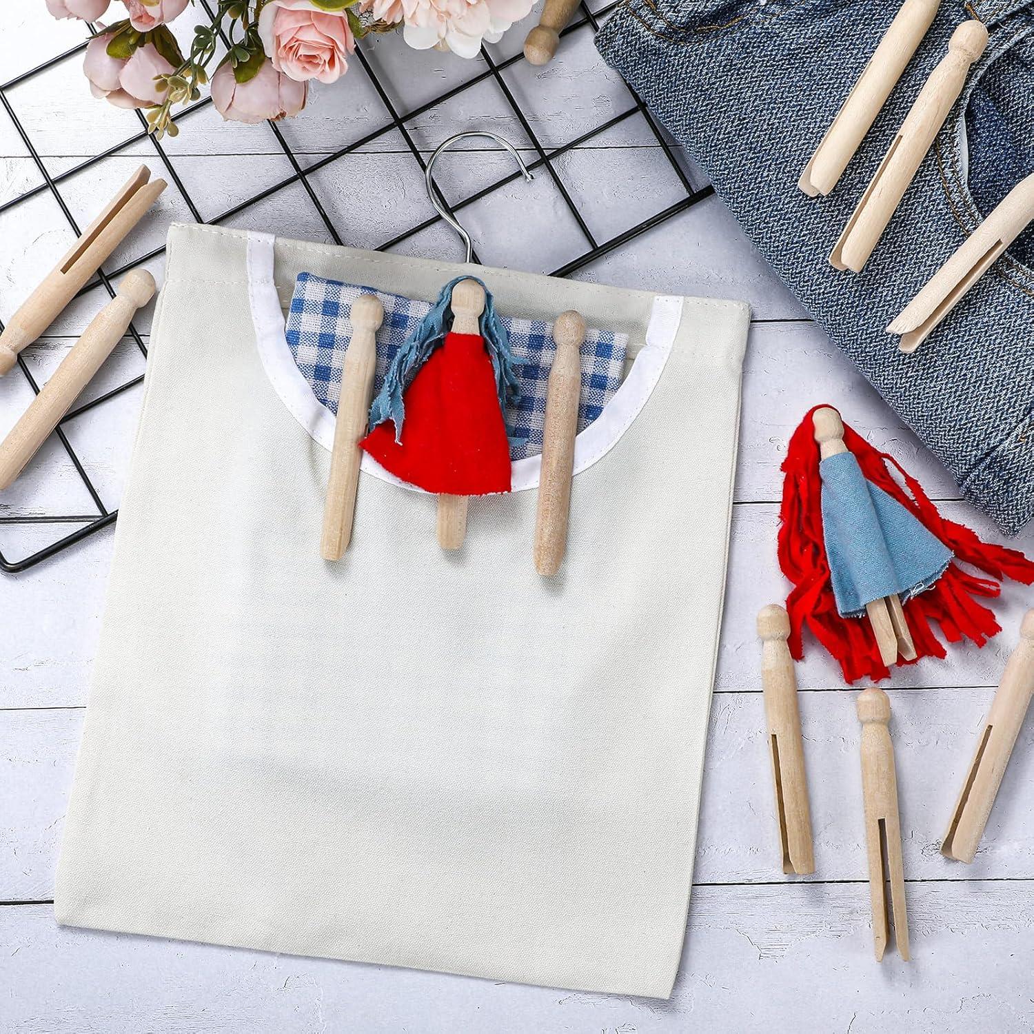 Set de 61 Pinzas de Madera Norme con Bolsa de Almacenamiento