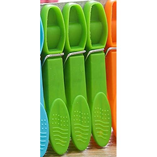 Pinzas de Ropa DurReus 24 Piezas Plástico Verde 7.3 cm