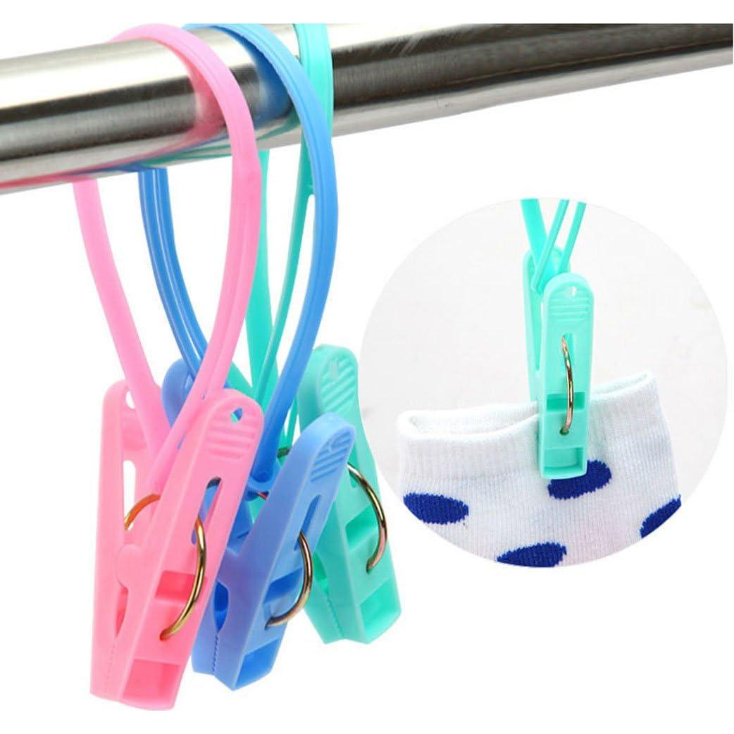 Paquete de 12 Pinzas de Ropa Yueton Multicolor 18.8x13.3cm