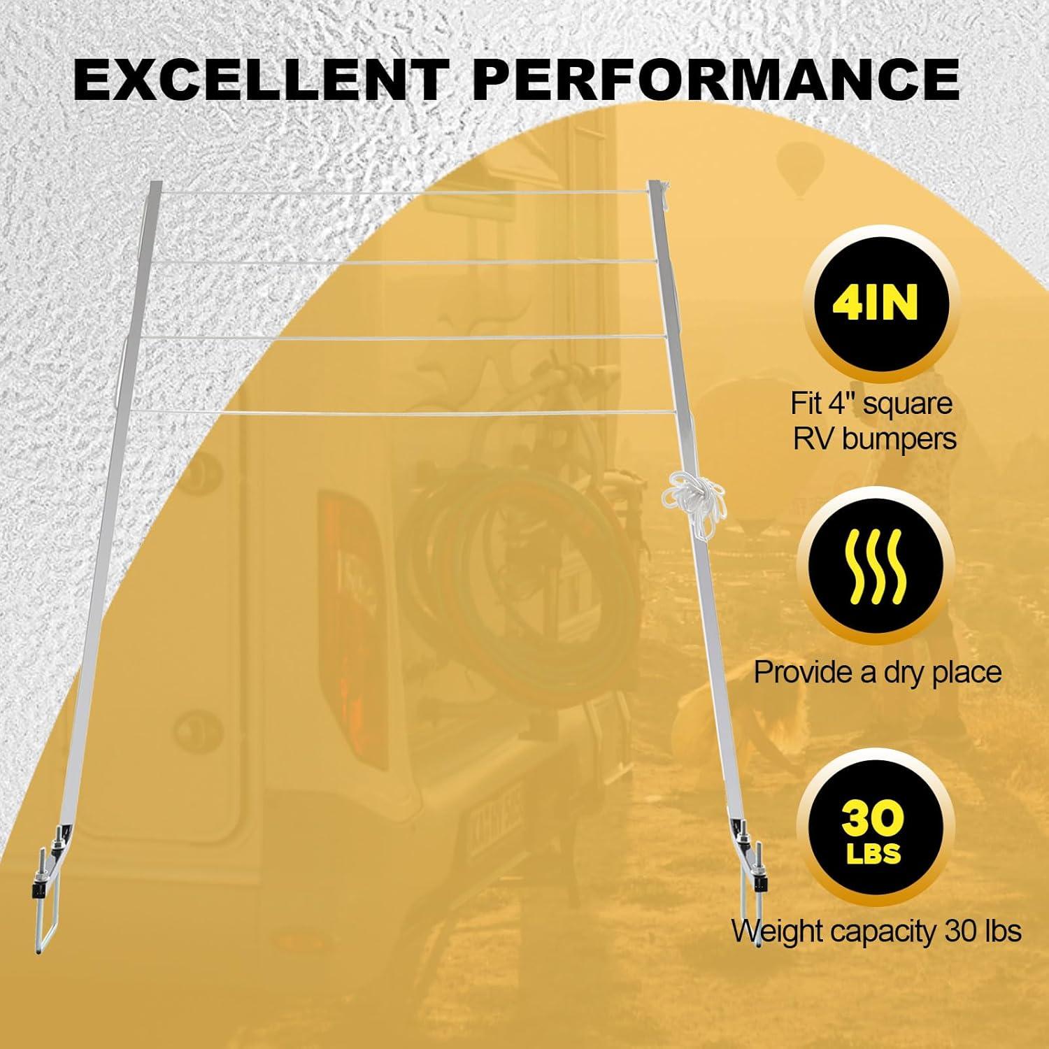 Tenderete Montado en Parachoques HECASA 1.22m Aluminio