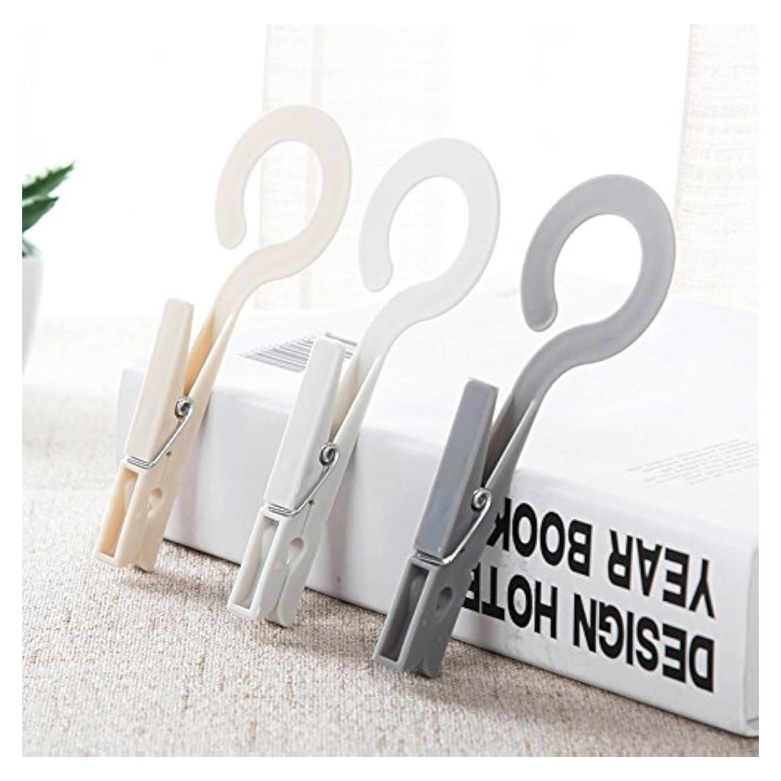 20 Clips de Secado Portátiles JCBIZ - Plástico Antideslizante