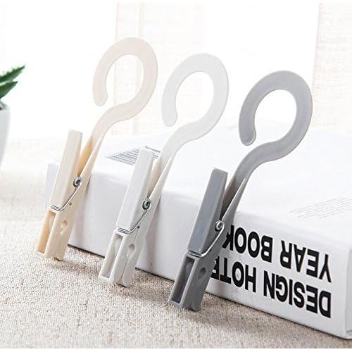 20 Clips de Secado Portátiles JCBIZ - Plástico Antideslizante