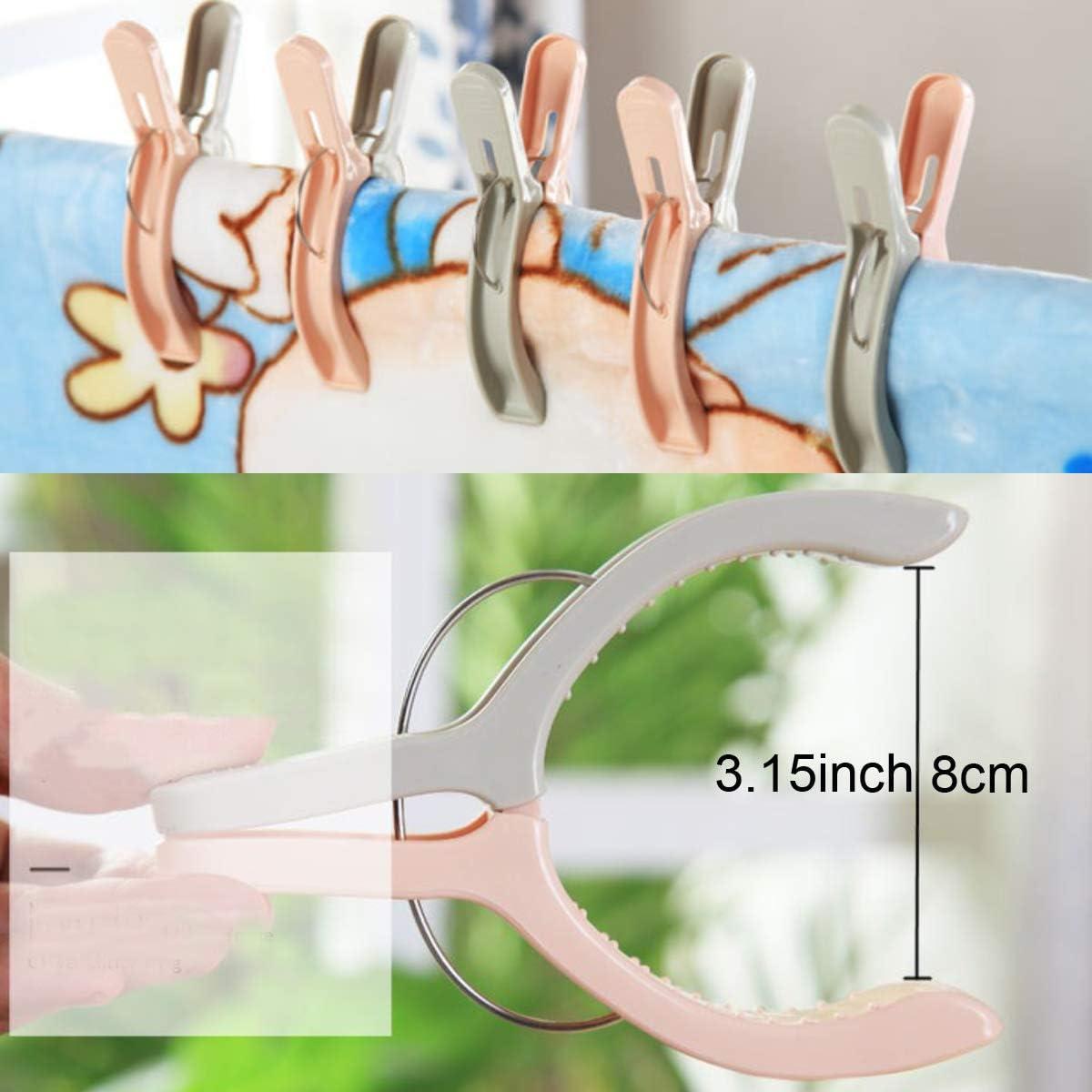 Paquete de 10 Clips para Toallas de Playa Foshine 15.5 cm