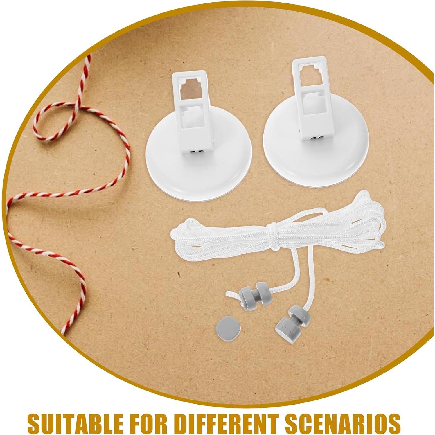 Cuerda de Ropa Retráctil OUNONA con Ventosas 12x10cm