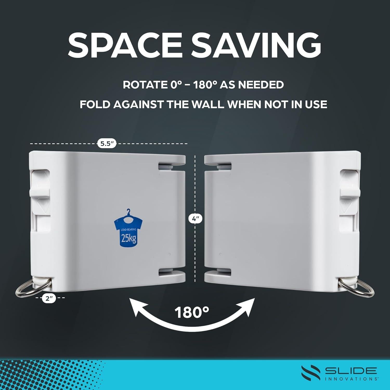 Cuerda de Ropa Retráctil Slide Innovations 4 m Impermeable