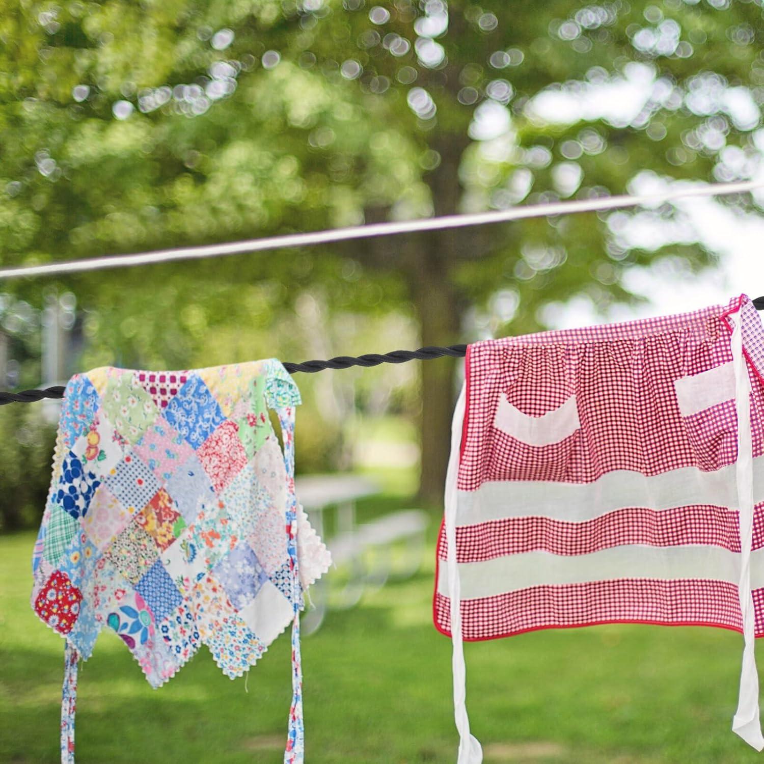 Cuerda de Secado al Aire Libre HOLIDYOYO 300cm con Ventosas