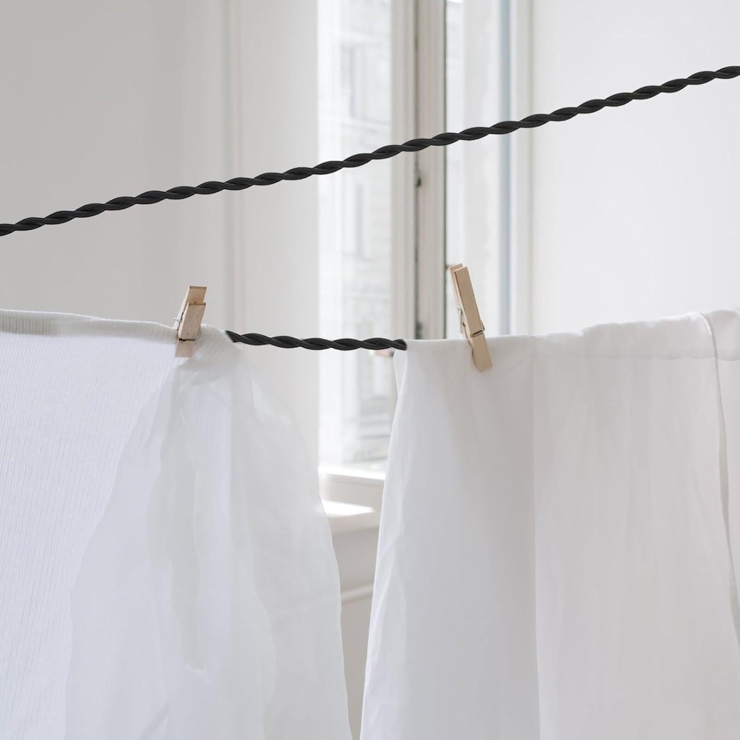 Cuerda de Secado al Aire Libre HOLIDYOYO 300cm con Ventosas