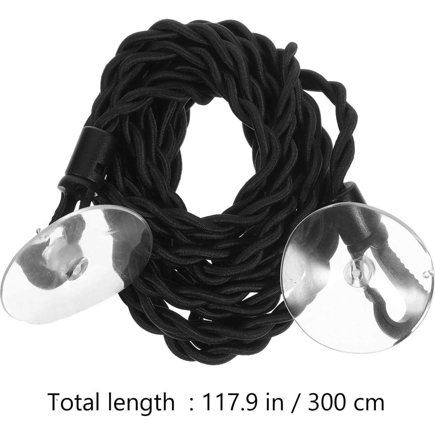 Cuerda de Secado al Aire Libre HOLIDYOYO 300cm con Ventosas