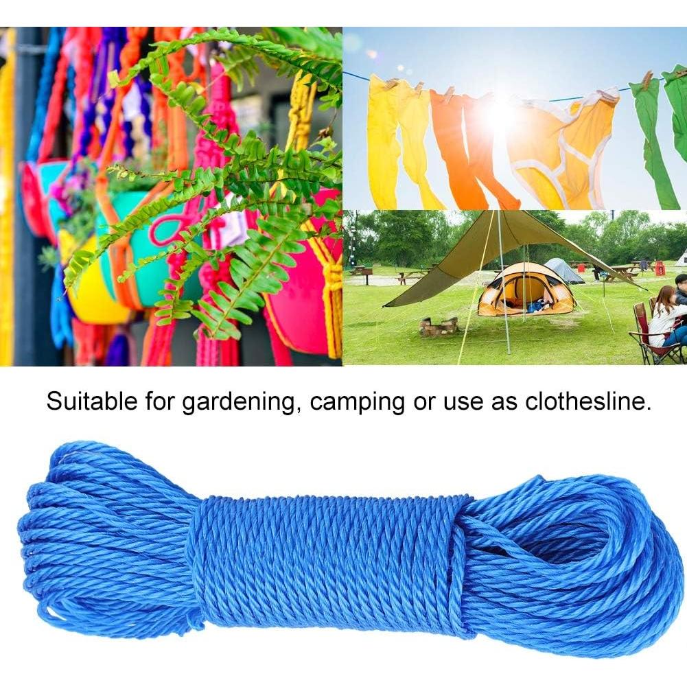 Cuerda de Nylon Trenzada 20 m Tiiyee para Camping y Ropa