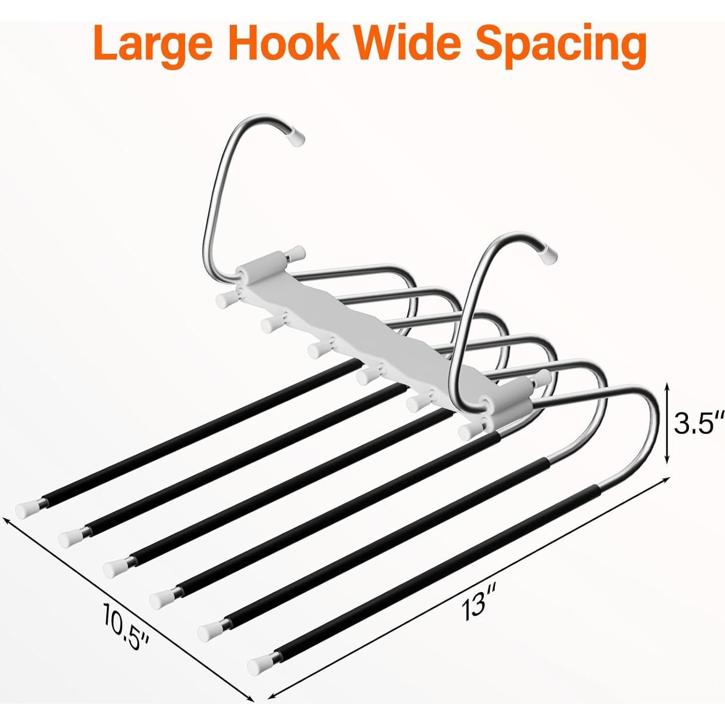 Perchas Plegables Fayleeko para Pantalones - 2 Paquete Antideslizantes