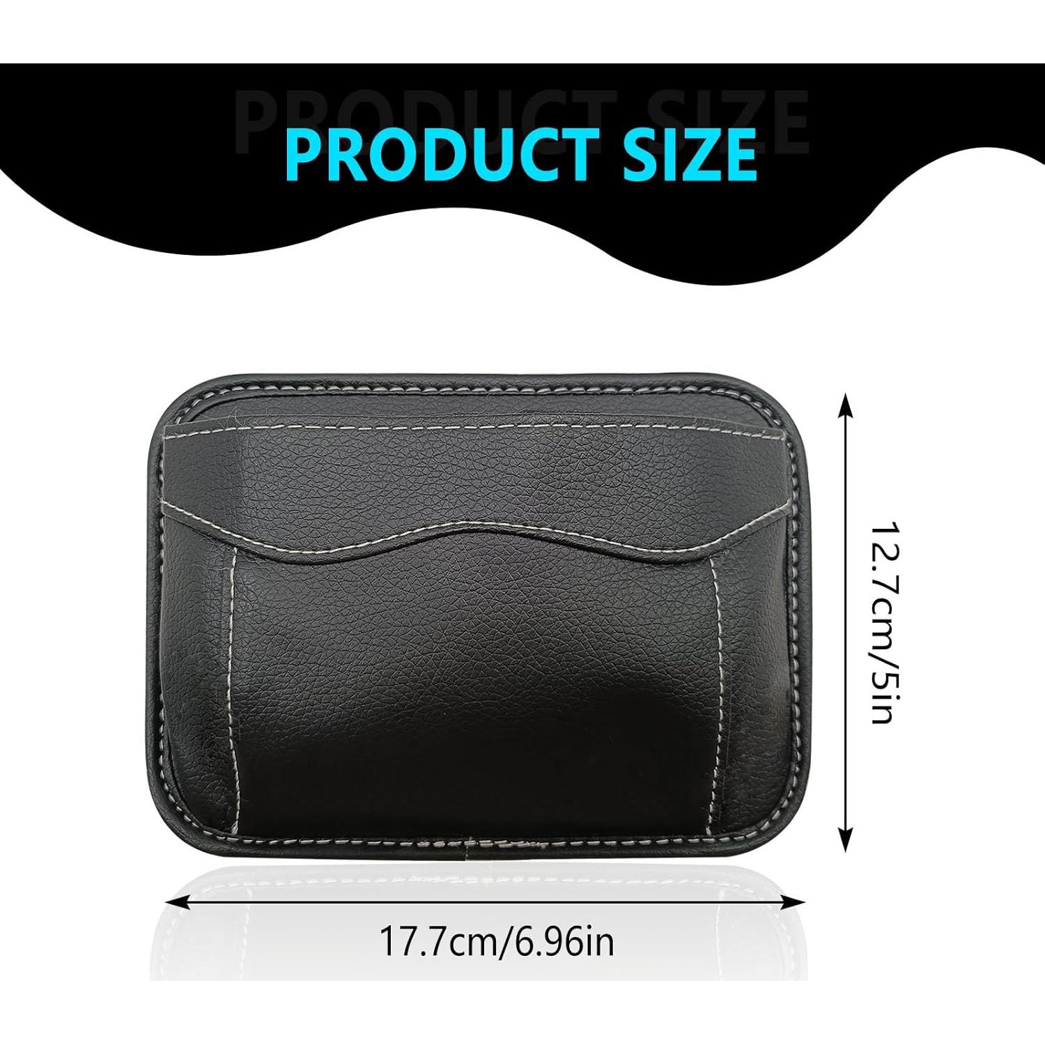 Organizador de Asiento de Auto Icyhaws de Cuero PU Negro