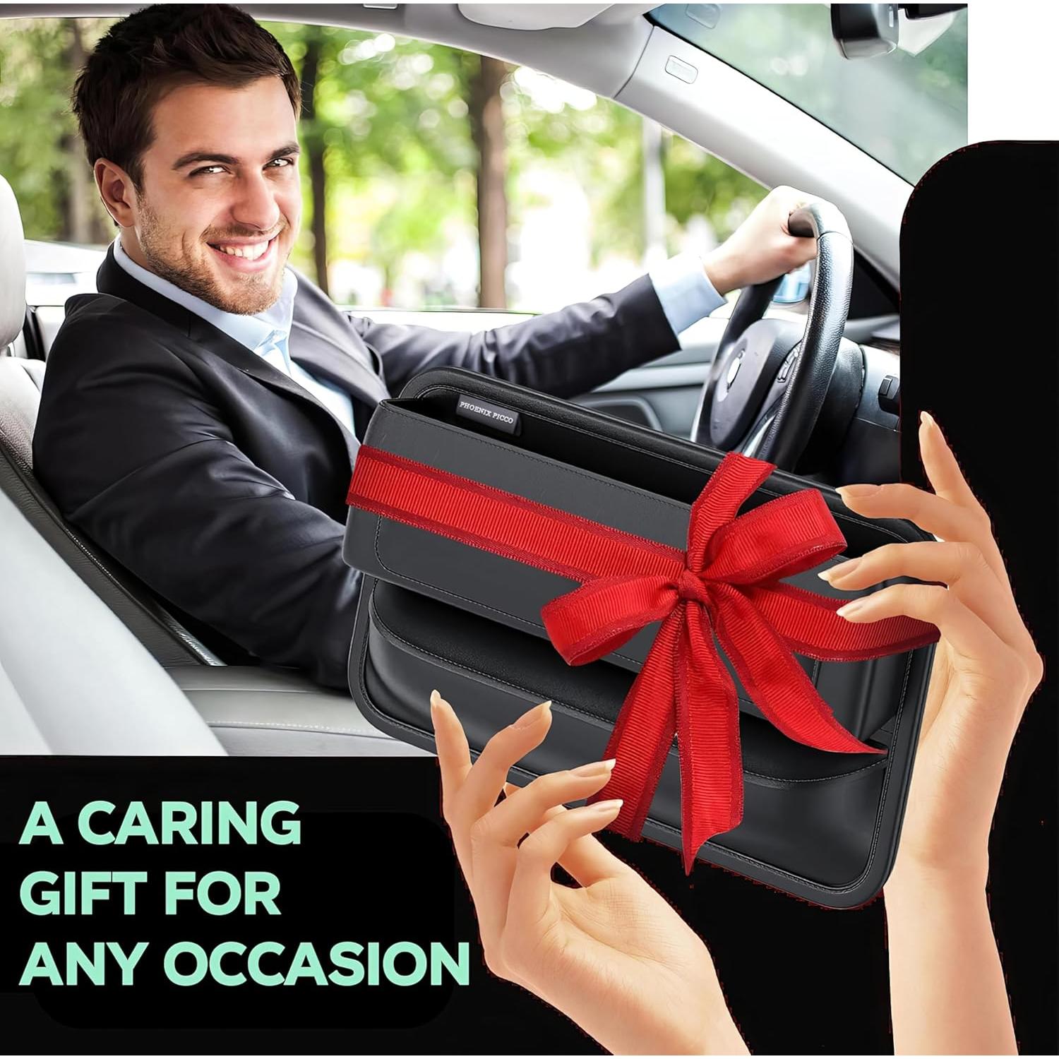 Organizador de Espacio entre Asientos PHOENIX PICCO Cuero Negro