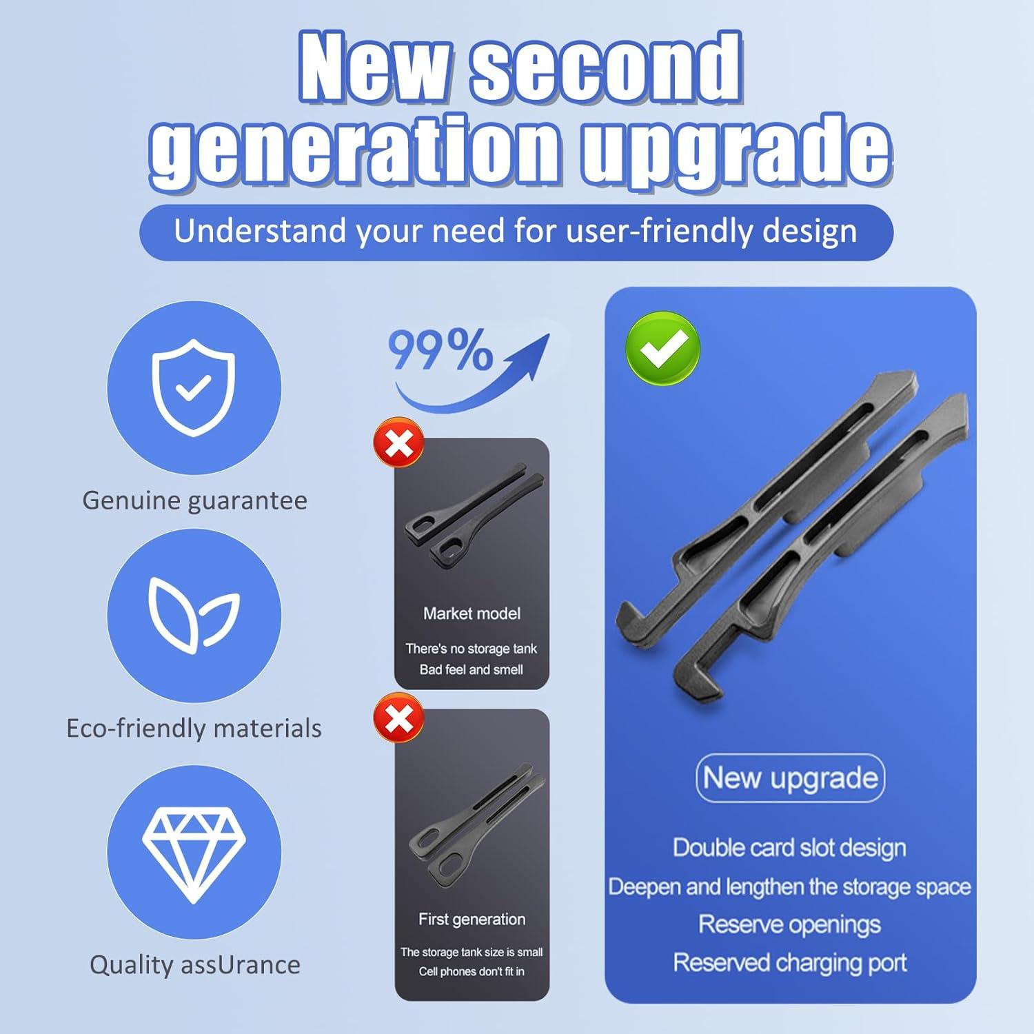 Relleno Espacio Asientos Coche Esoes 2PCS Organizador Universal