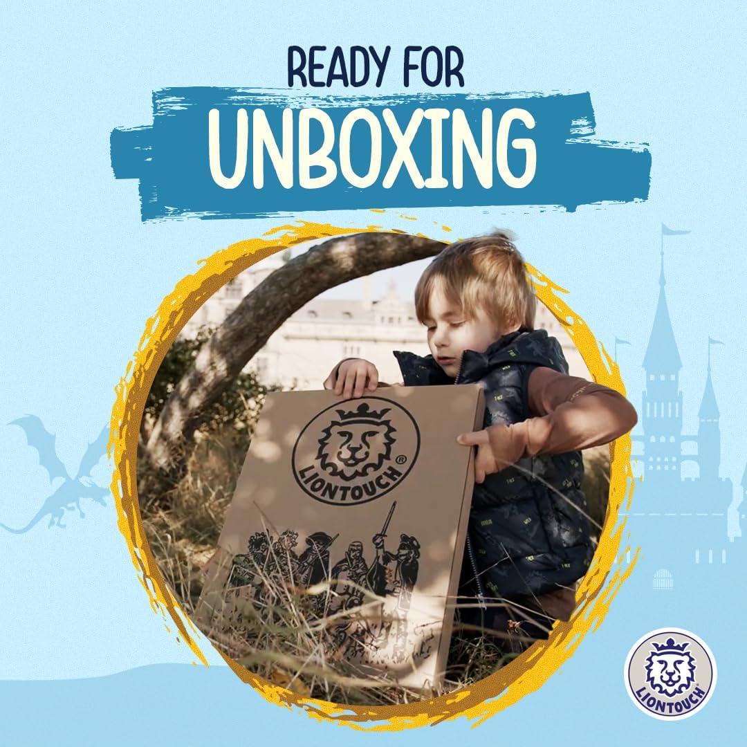 Liontouch Espada y Escudo Caballero Noble Azul 3-8 años