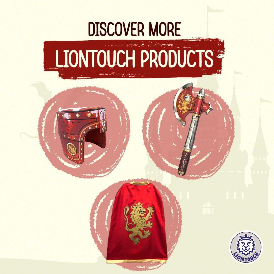Espada y Escudo Caballero Noble Liontouch Rojo 3-8 Años
