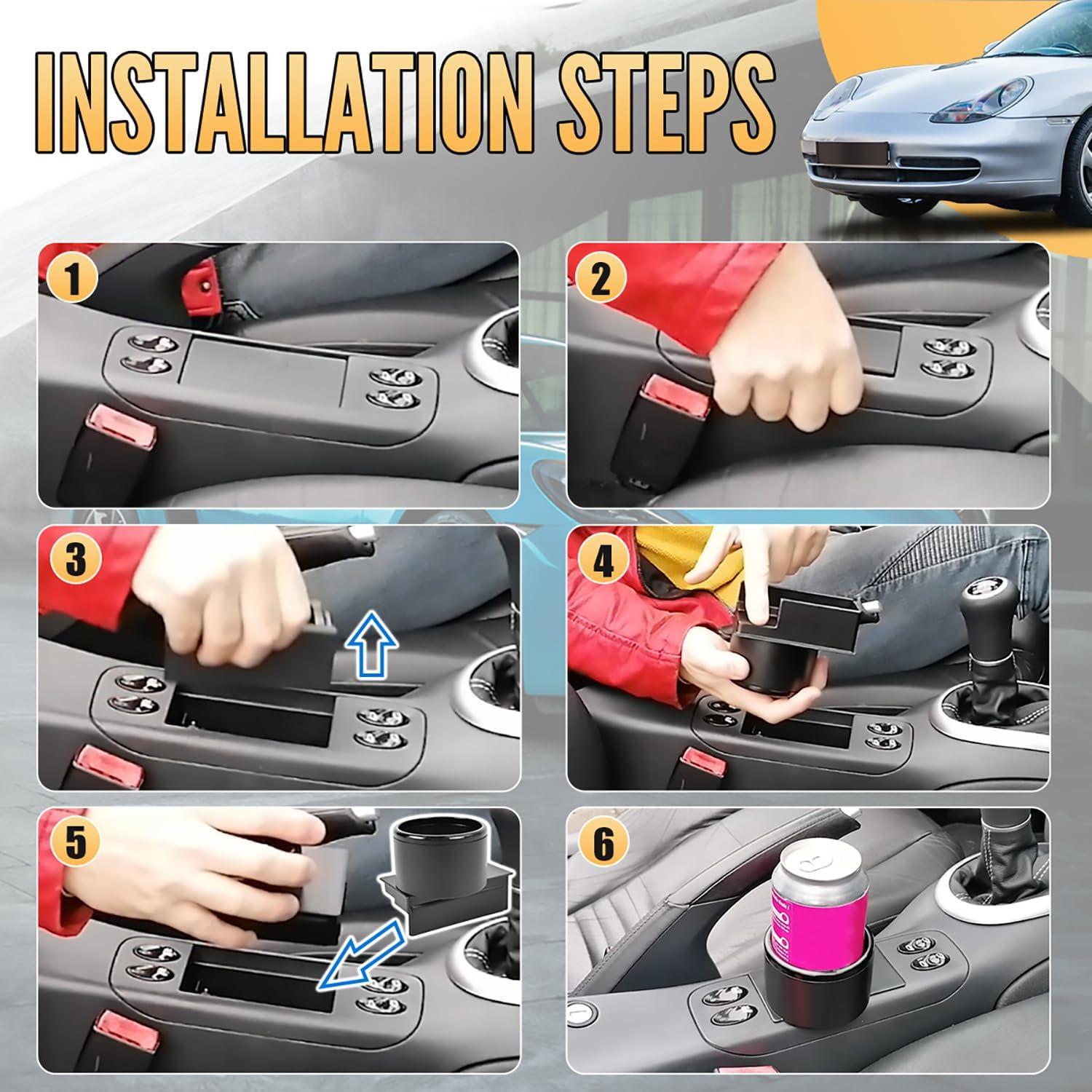 Soporte para Tazas de Consola Central BILLFARO para Porsche