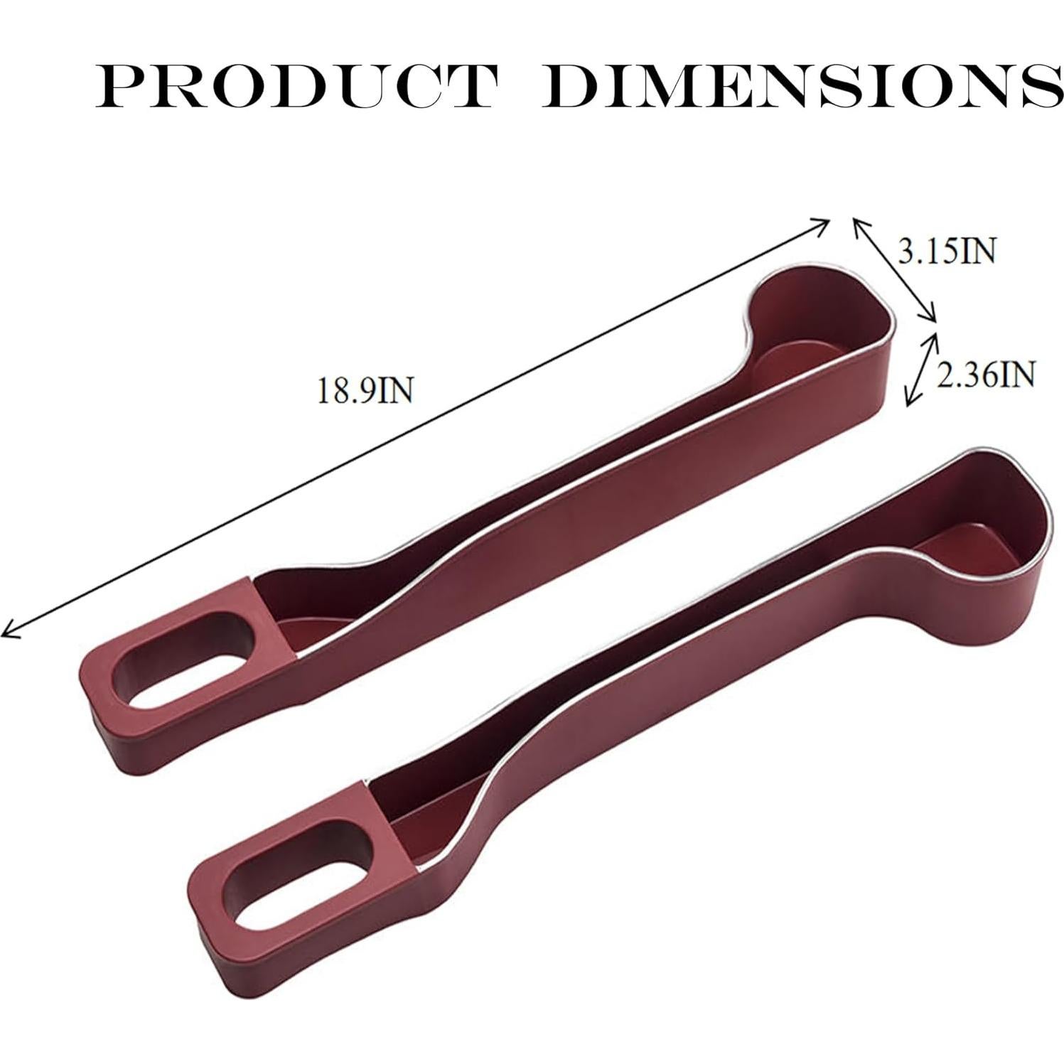 Organizador de Espacio entre Asientos del Coche mirrorever 2 Piezas Rojo