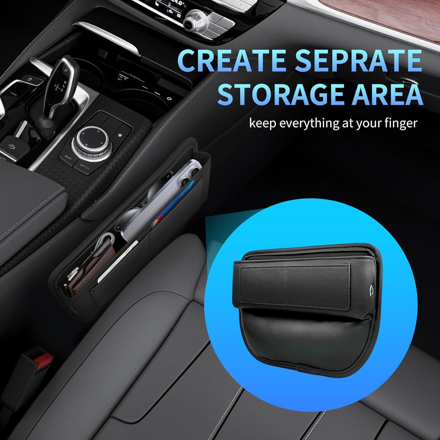 Organizador de Relleno de Espacio para Asientos de Coche LL-OHBIJ - Negro