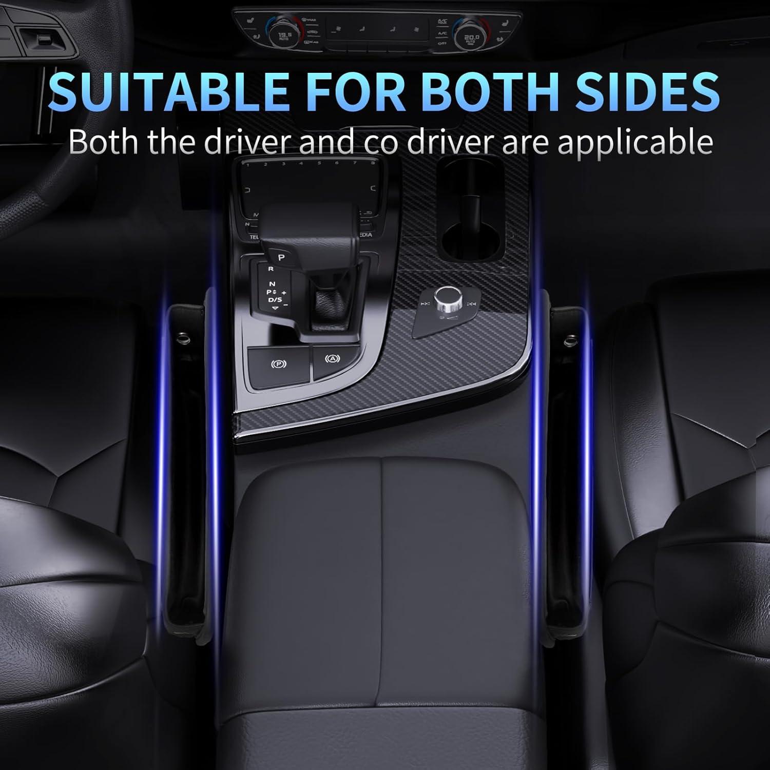 Organizador de Relleno de Espacio para Asientos de Coche LL-OHBIJ - Negro