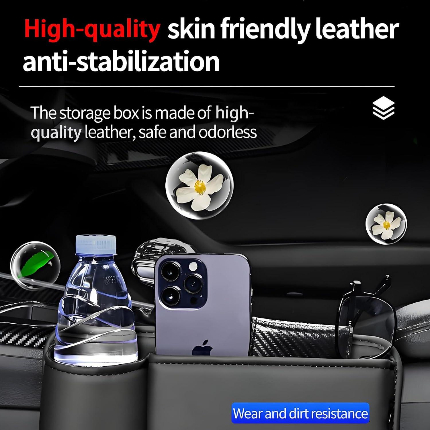 Organizador de Asiento de Cuero FASTAGEI Universal 30x20cm