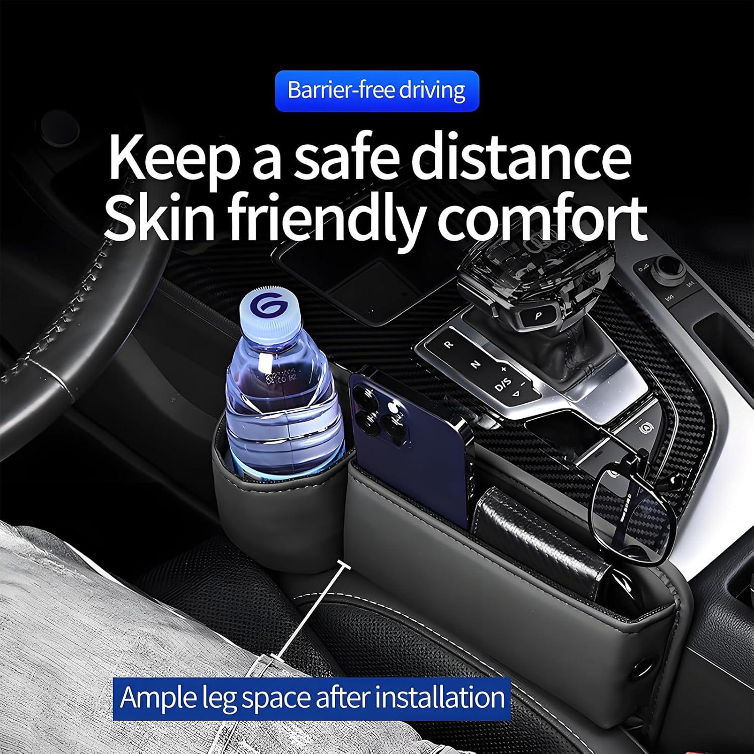 Organizador de Asiento de Cuero FASTAGEI Universal 30x20cm