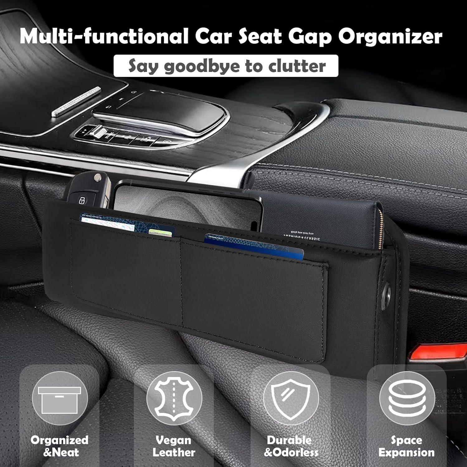 Relleno de Hueco de Asiento Hietuop 2 Paquetes Negro