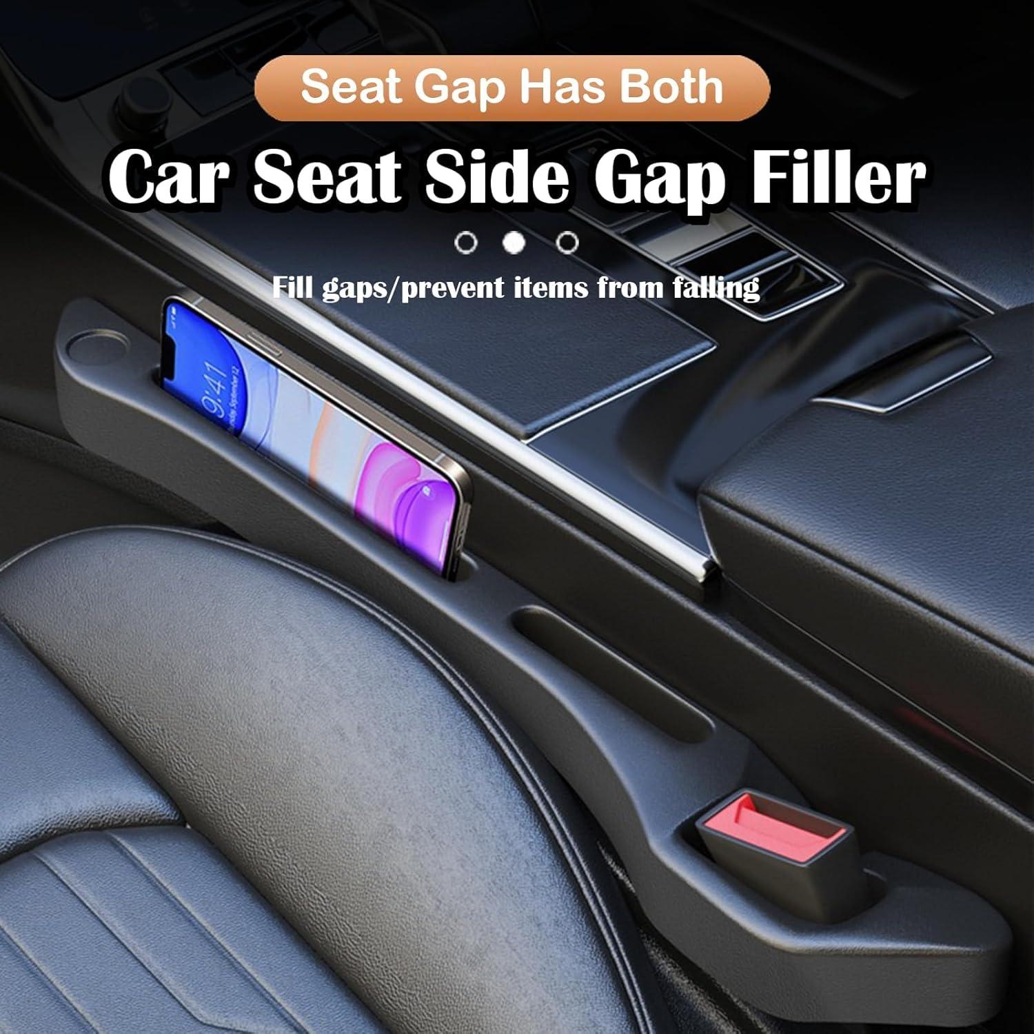 Relleno Espacio Asientos Coche Swartisfad 2 Pack Negro