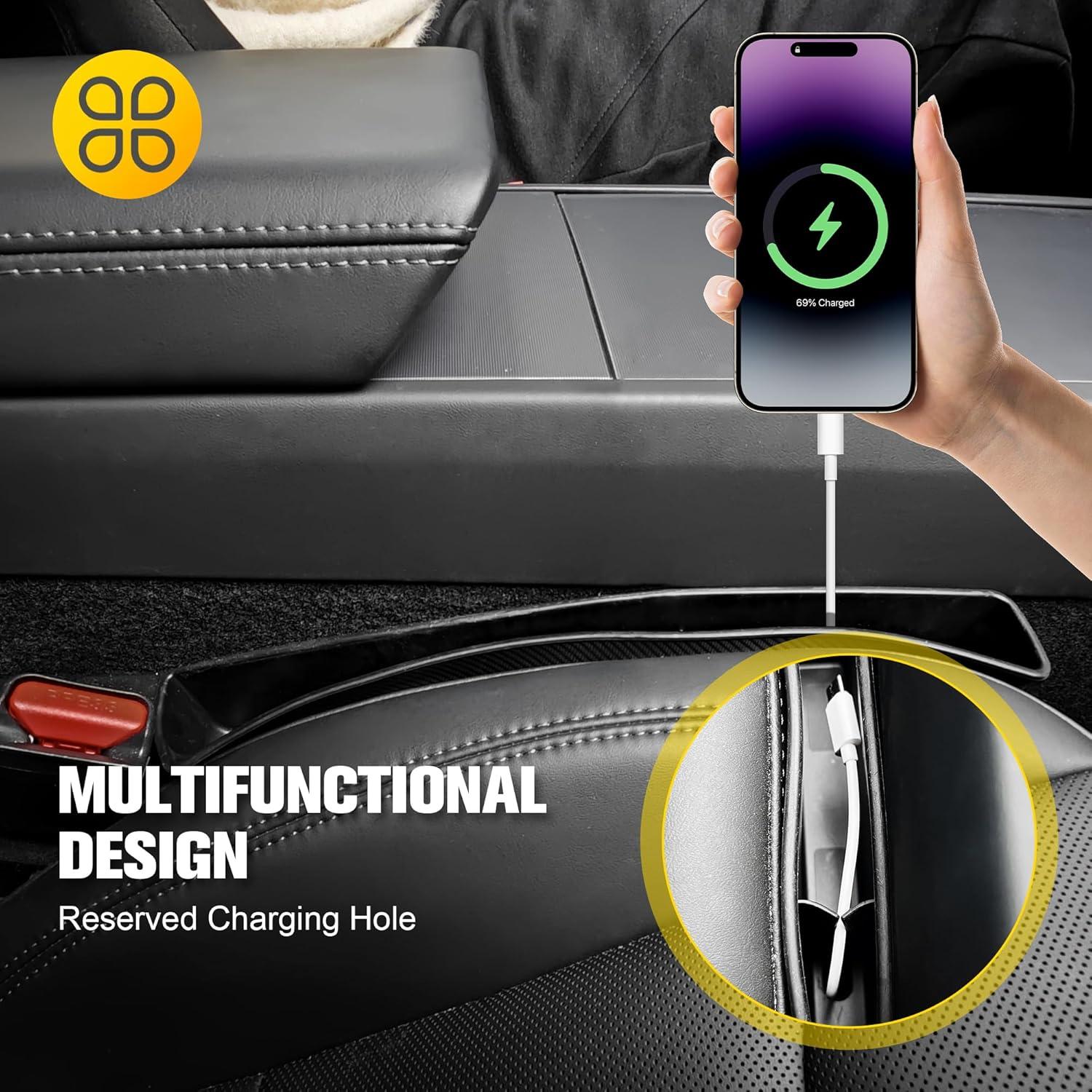 Organizador de Relleno de Espacio entre Asientos ZOSANY Negro