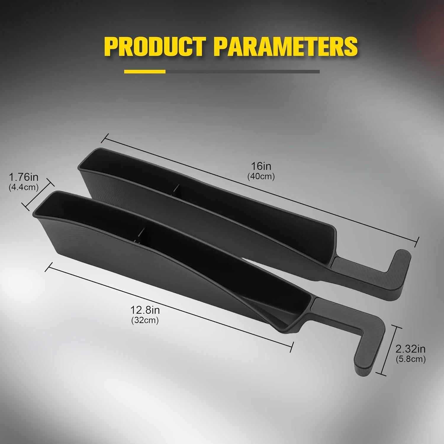 Organizador de Relleno de Espacio entre Asientos ZOSANY Negro