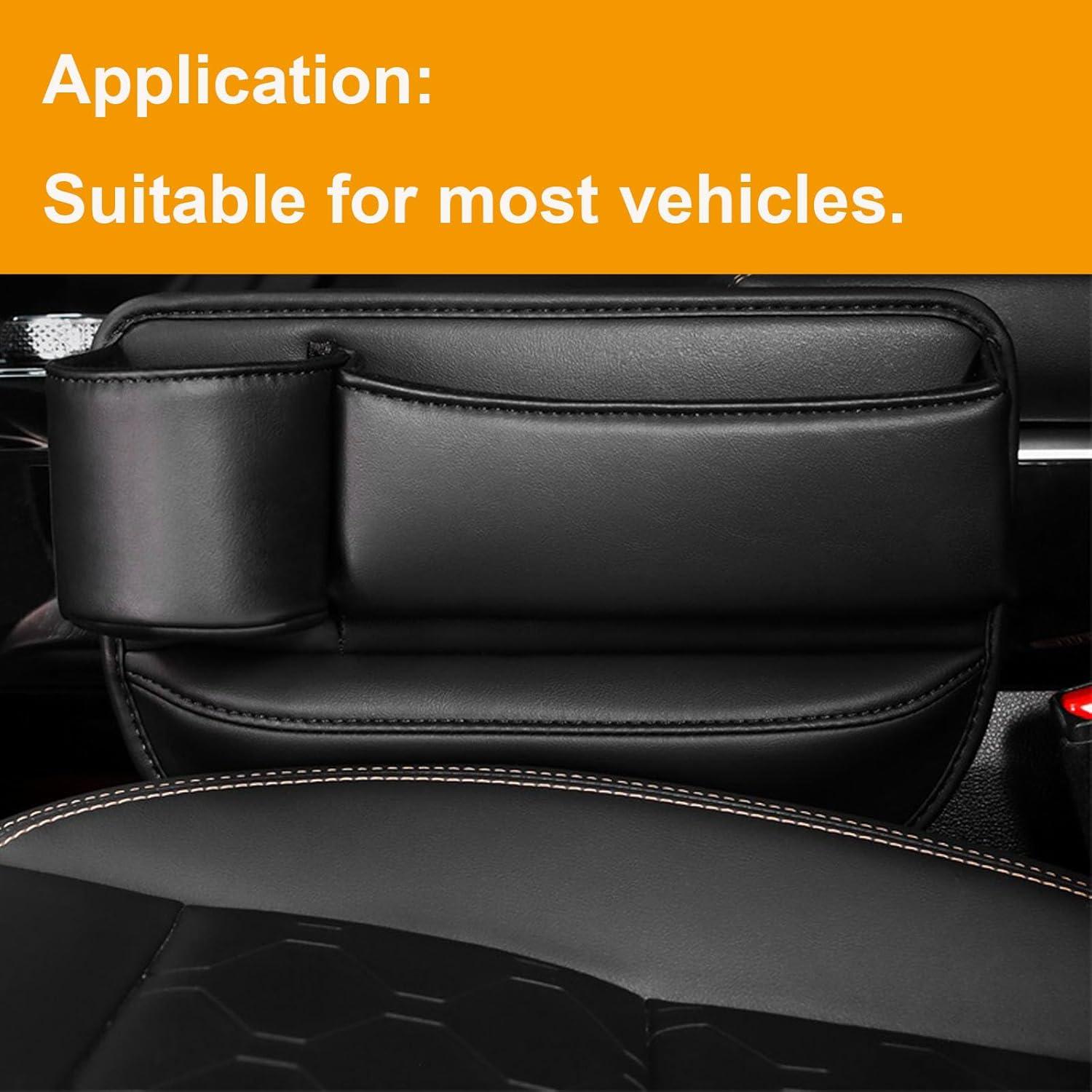 Bolsa de almacenamiento para hueco de portavasos DARKPIG Negro