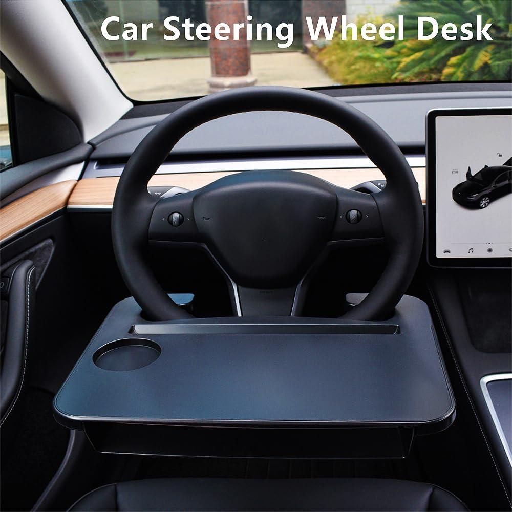 Bandeja de Volante 3 en 1 GALEFORM para Auto Tesla Modelo 3/Y