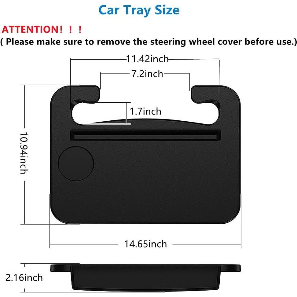 Bandeja de Volante 3 en 1 GALEFORM para Auto Tesla Modelo 3/Y
