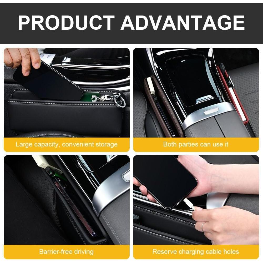 Organizador de Espacio entre Asientos HEVLE Negro 20x28.5cm