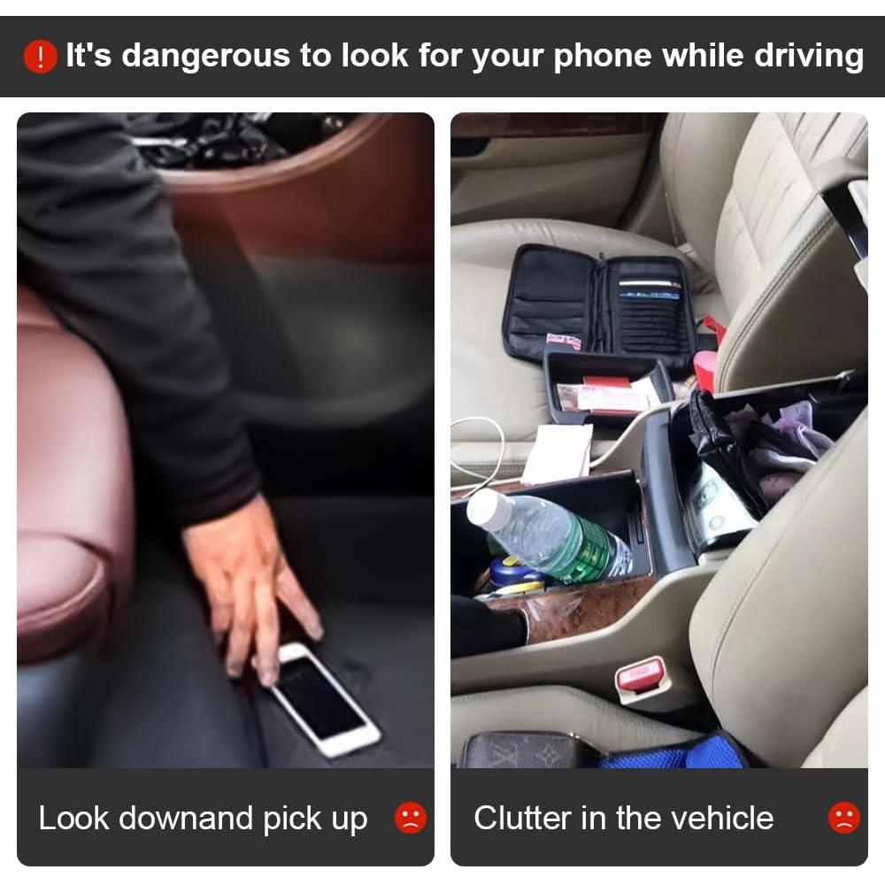 Organizador de Espacio entre Asientos HEVLE Negro 20x28.5cm